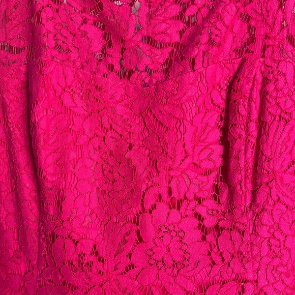 Pink lace dress, great condition and beautiful color! - Picture 5 of 5